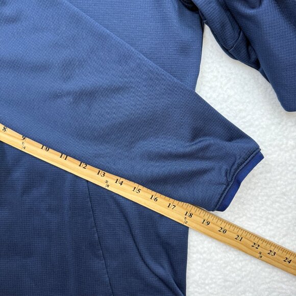 Under Armour Coldgear Half Zip Pullover Navy Blue Outdoor Activwear Mens M - Picture 9 of 10